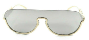 Versace Sunglasses VE 2215 1252/6G 39-xx-135 Pale Gold /Light Grey Mirror Silver