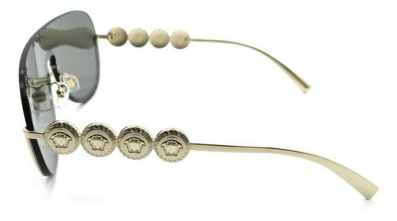 Versace Sunglasses VE 2215 1252/6G 39-xx-135 Pale Gold /Light Grey Mirror Silver-8056597117722-classypw.com-3