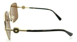 Versace Sunglasses VE 2227 1410/5A 59-15-140 Matte Gold / Brown Mirror Gold