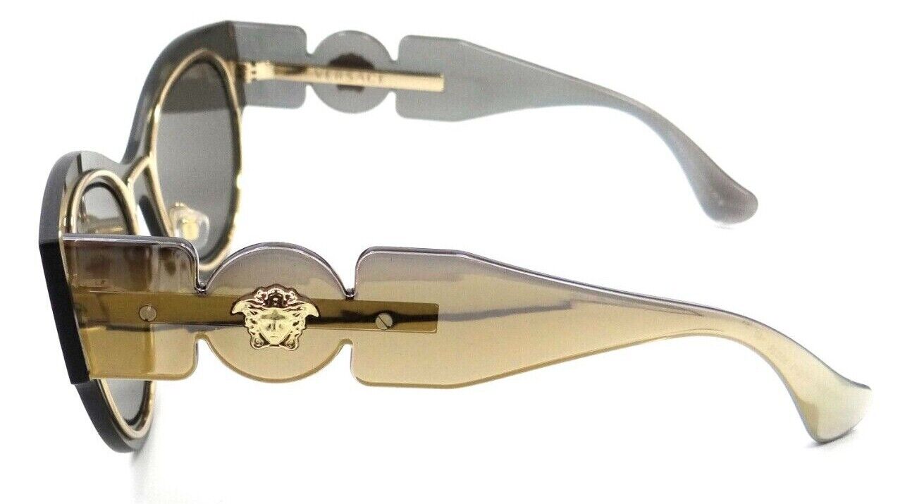 Versace Sunglasses VE 2234 1002/3 53-24-140 Transparent Brown Mirror Gold /Brown-8056597539555-classypw.com-3