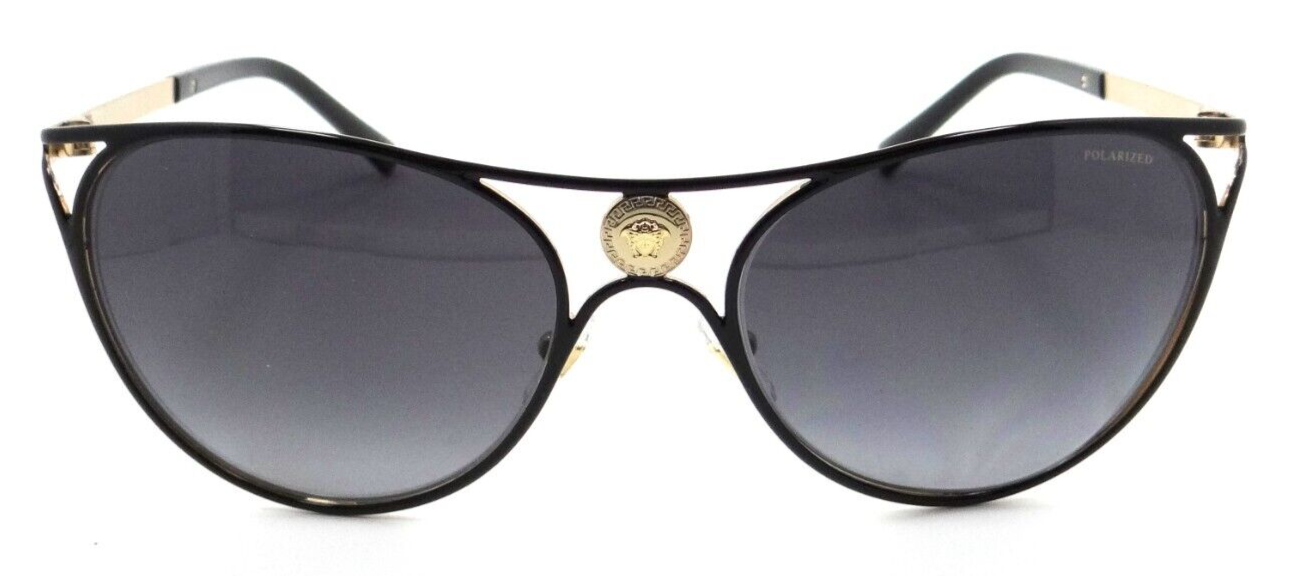 Versace Sunglasses VE 2237 1433/T3 57-19-140 Black / Grey Gradient Polarized-8056597522663-classypw.com-2