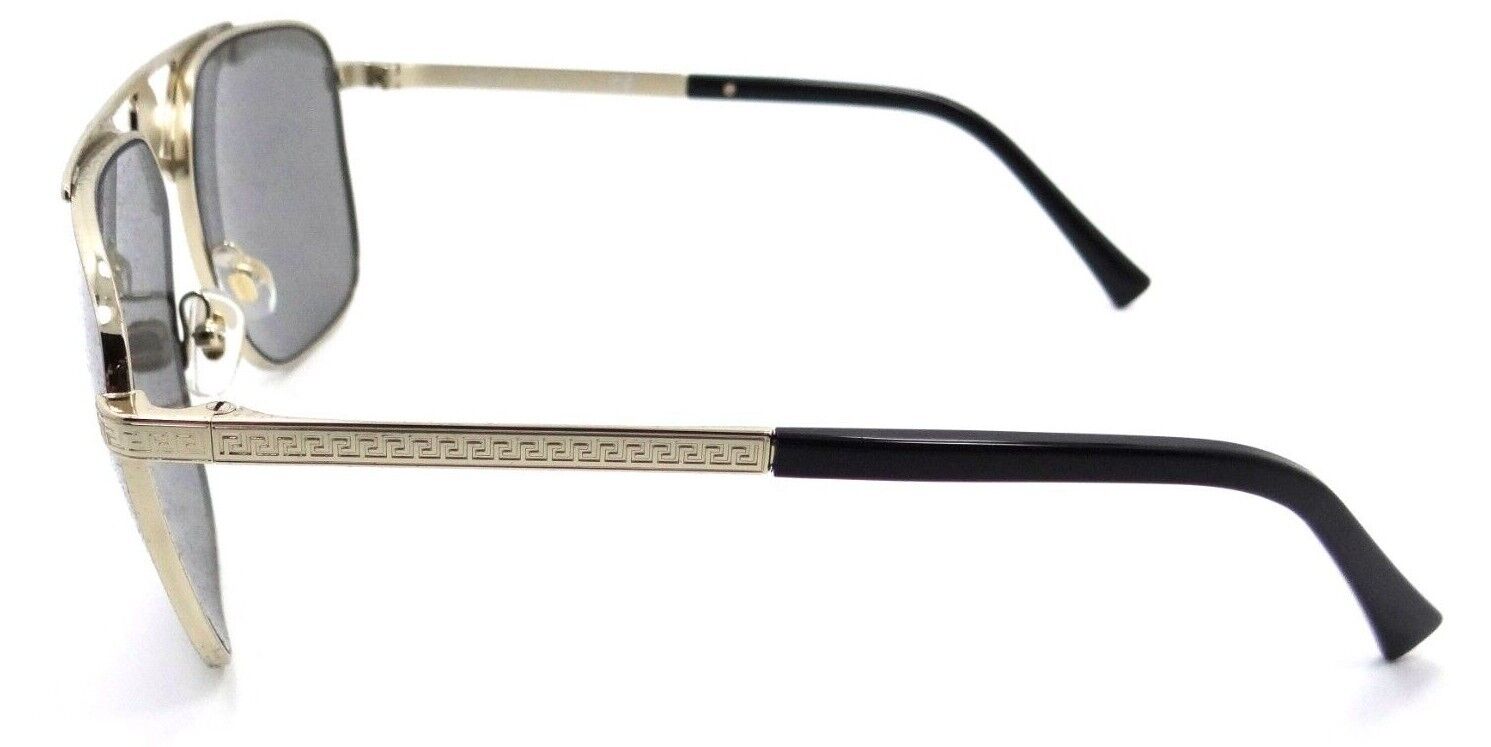 Versace Sunglasses VE 2238 1252/6G 61-13-140 Pale Gold / Grey Mirror Italy-8056597523486-classypw.com-3