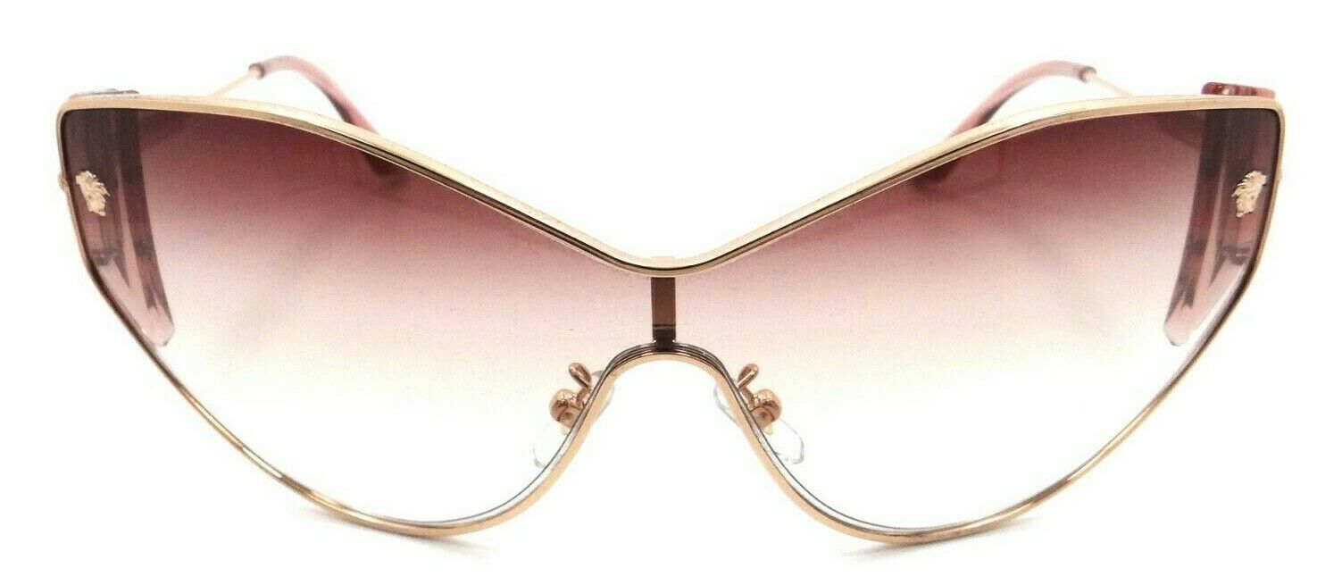 Versace Sunglasses VE 2239 1412/0P 47-xx-135 Gold / Clear Gradient Orange Brown