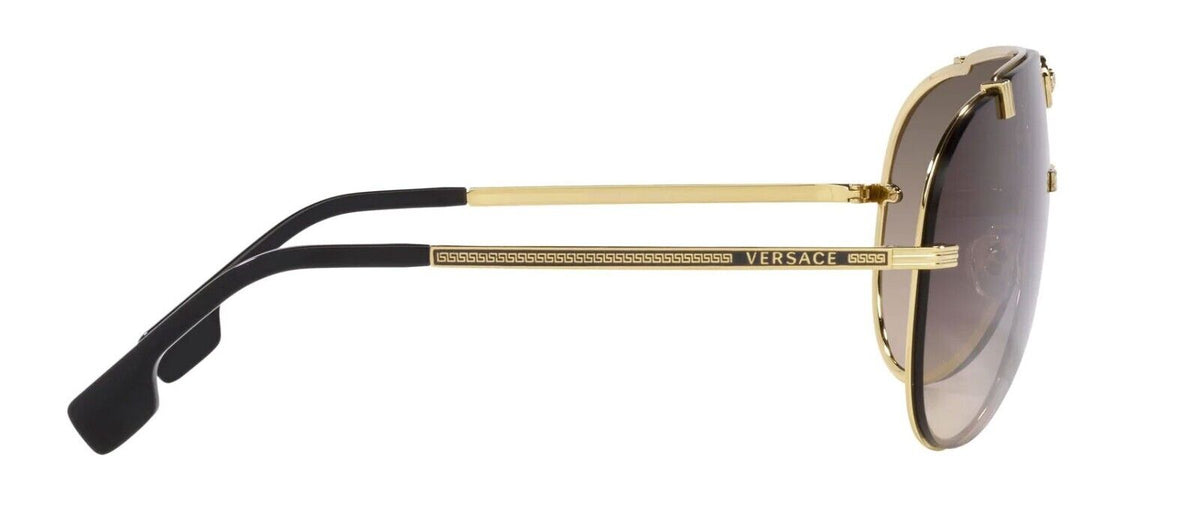 Versace Sunglasses VE 2243 1002/13 43-xx-140 Gold / Brown Gradient Made in Italy-classypw.com-3
