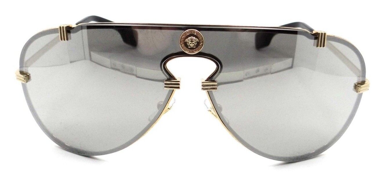 Versace Sunglasses VE 2243 1002/6G 43-xx-140 Gold / Grey Mirror Made in Italy-8056597640244-classypw.com-1