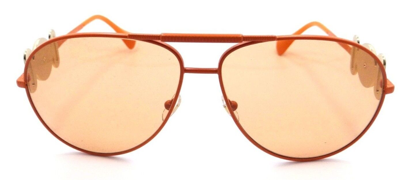 Versace Sunglasses VE 2249 1485/74 65-14-145 Matte Orange / Orange Made in Italy-8056597685993-classypw.com-2