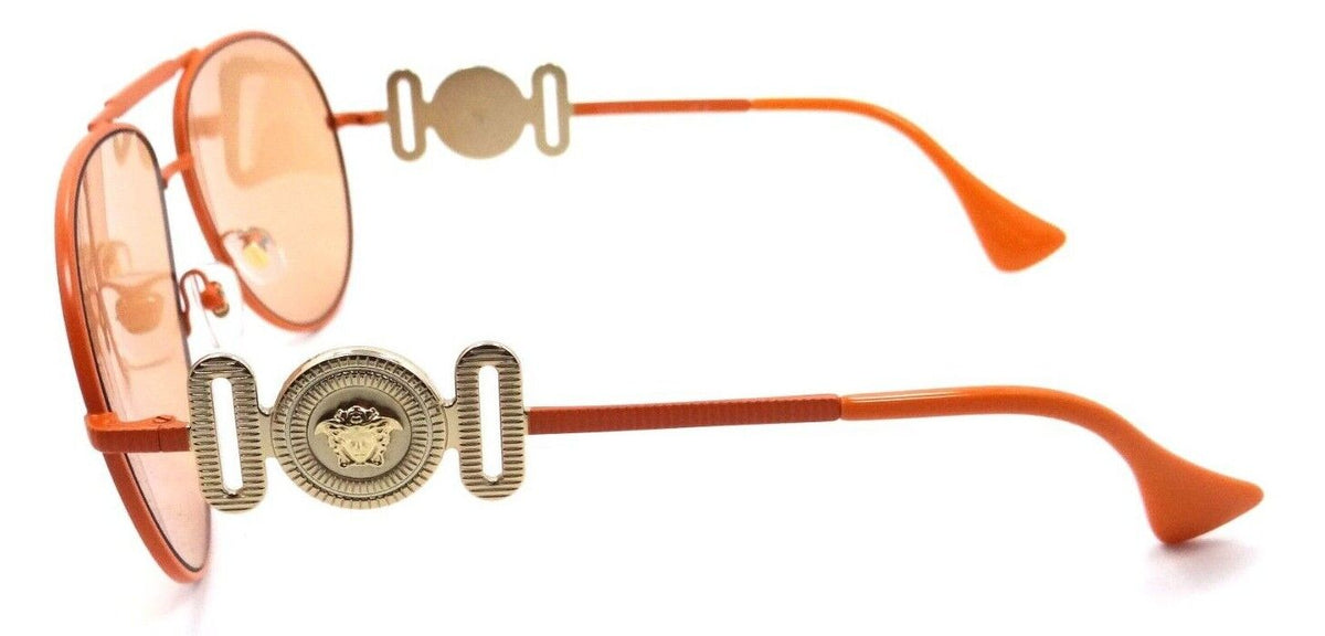 Versace Sunglasses VE 2249 1485/74 65-14-145 Matte Orange / Orange Made in Italy-8056597685993-classypw.com-3