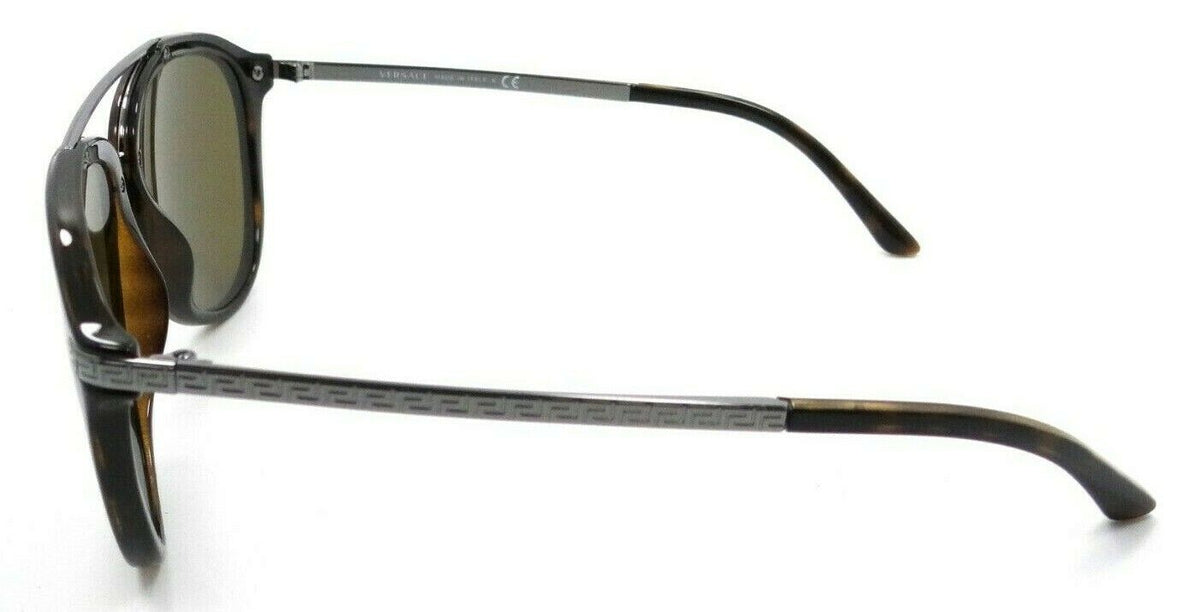 Versace Sunglasses VE 4299 108/73 58-17-140 Dark Havana / Dark Brown-8053672415810-classypw.com-3