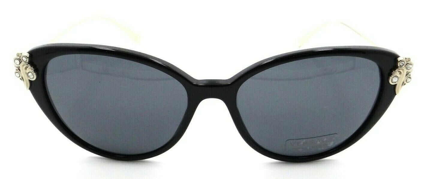 Versace Sunglasses VE 4351B GB1/87 55-16-140 Black - Gold / Grey Made in Italy-8053672890105-classypw.com-2