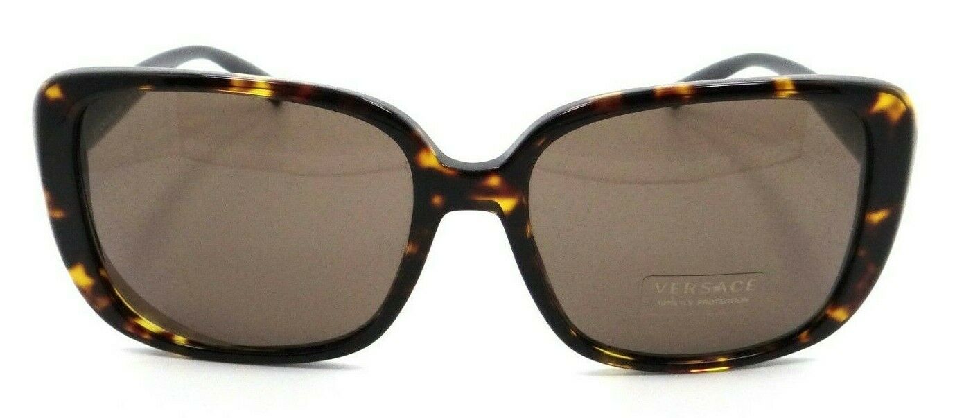 Versace Sunglasses VE 4357 108/73 56-16-140 Dark Havana / Brown Made in Italy-8053672956528-classypw.com-1