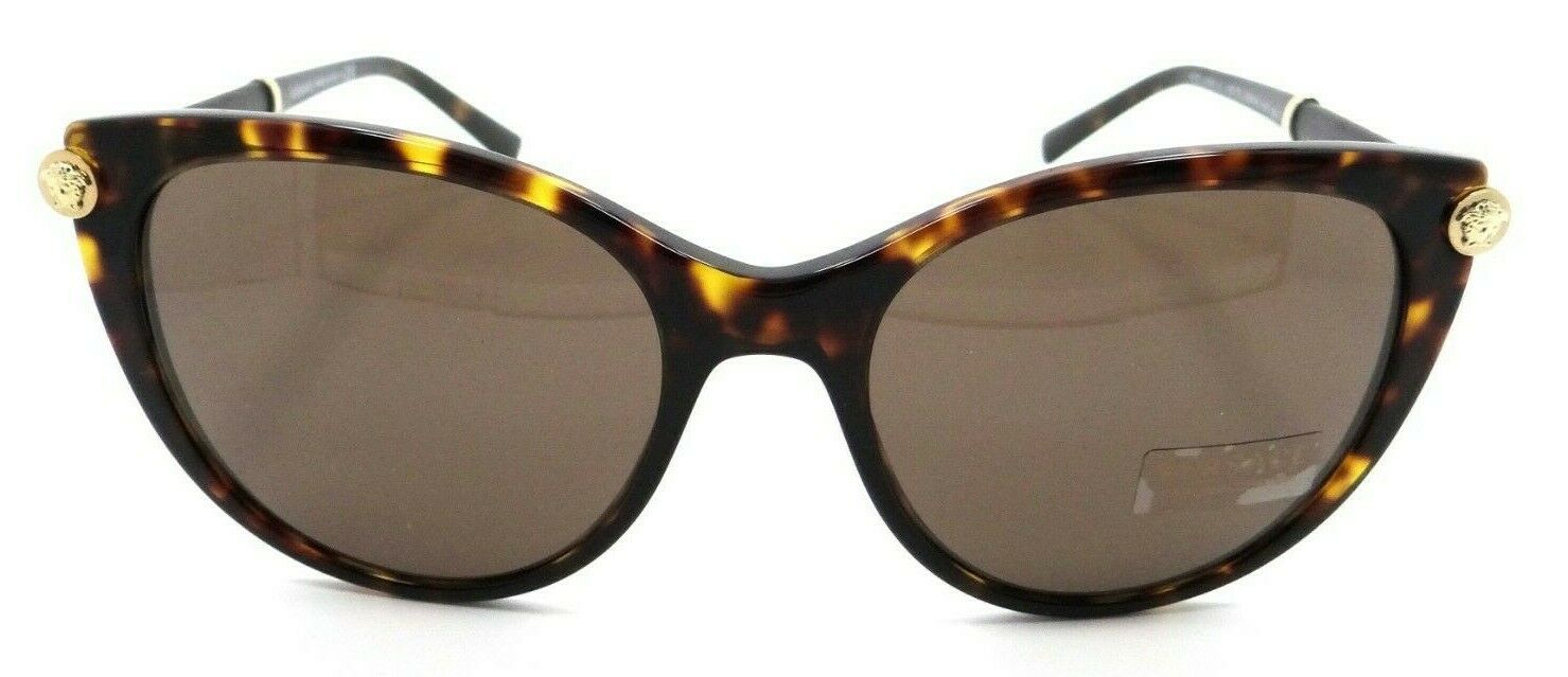 Versace Sunglasses VE 4364Q 108/73 55-18-140 Dark Havana / Brown Made in Italy-8053672996104-classypw.com-2