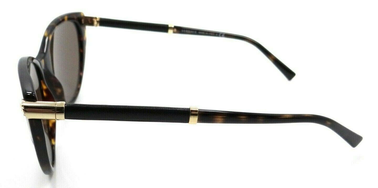 Versace Sunglasses VE 4364Q 108/73 55-18-140 Dark Havana / Brown Made in Italy-8053672996104-classypw.com-3