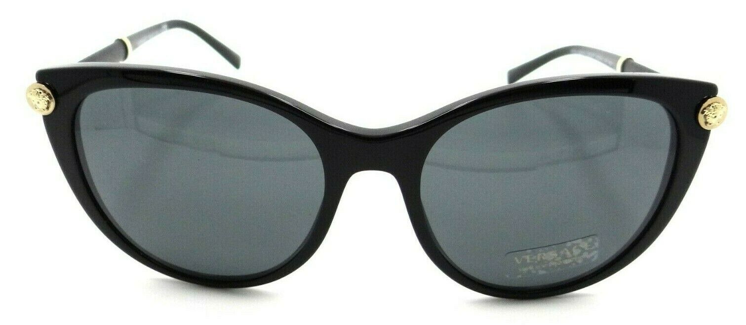 Versace Sunglasses VE 4364Q GB1/87 55-18-140 Black / Dark Grey Made in Italy