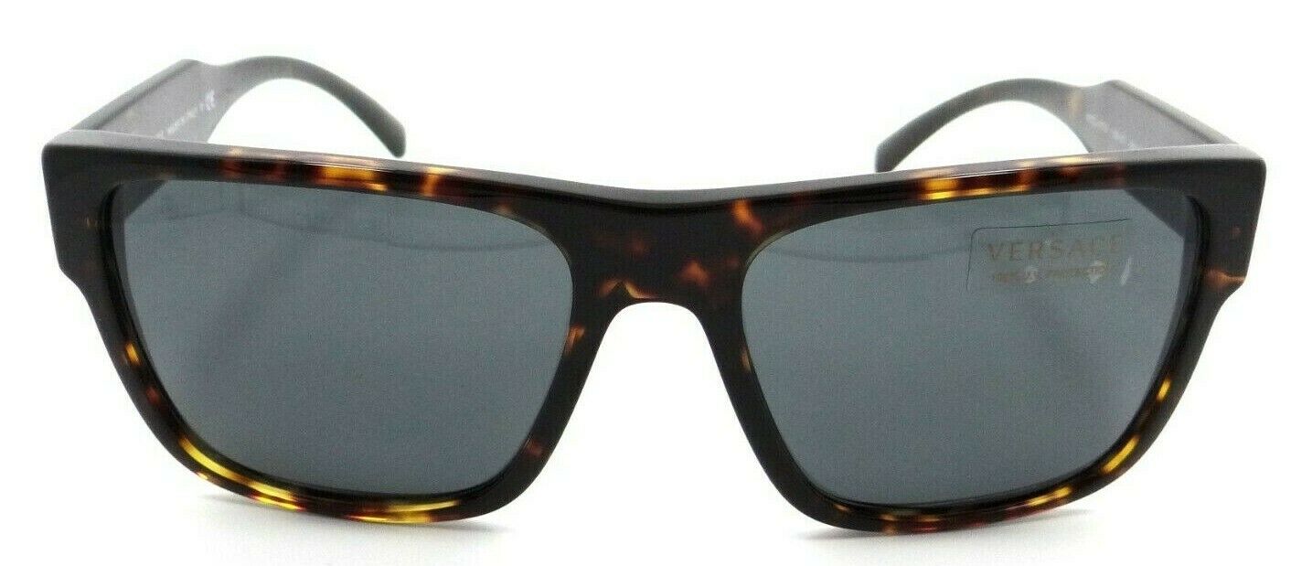 Versace Sunglasses VE 4379 108/87 56-17-140 Dark Havana / Grey Made in Italy-8056597266109-classypw.com-2