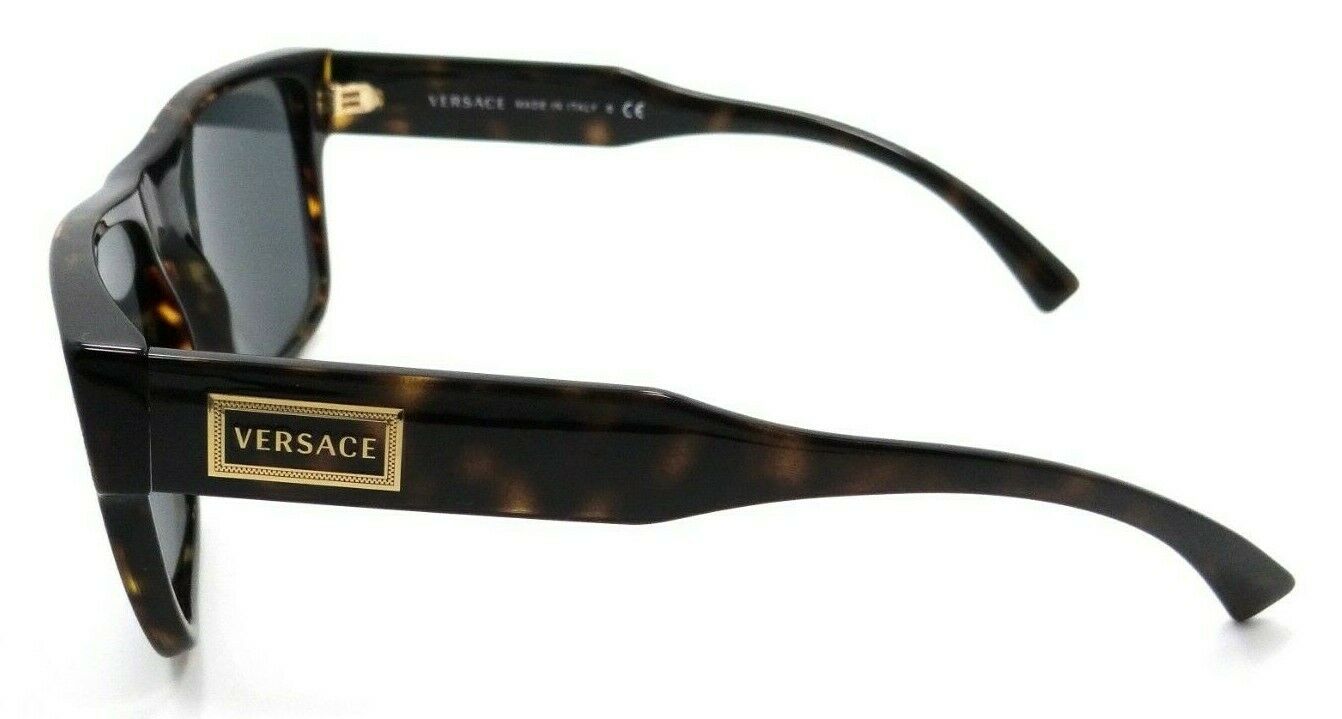 Versace Sunglasses VE 4379 108/87 56-17-140 Dark Havana / Grey Made in Italy-8056597266109-classypw.com-3