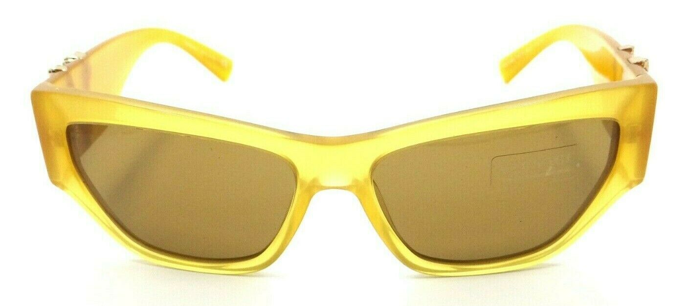 Versace Sunglasses VE 4383 135/73 56-15-140 Yellow / Brown Made in Italy-8056597160605-classypw.com-2