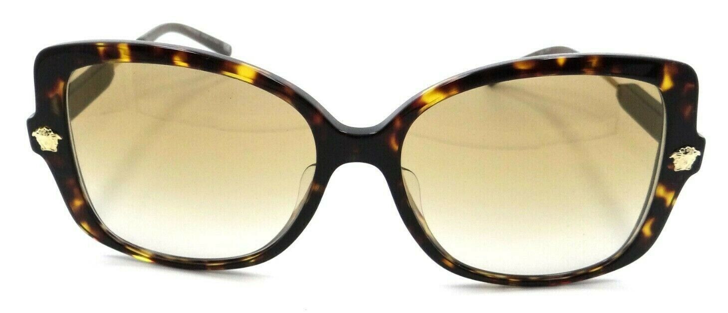 Versace Sunglasses VE 4390F 108/6E 56-16-140 Havana / Brown Gradient Mirror Gold-8056597222327-classypw.com-1