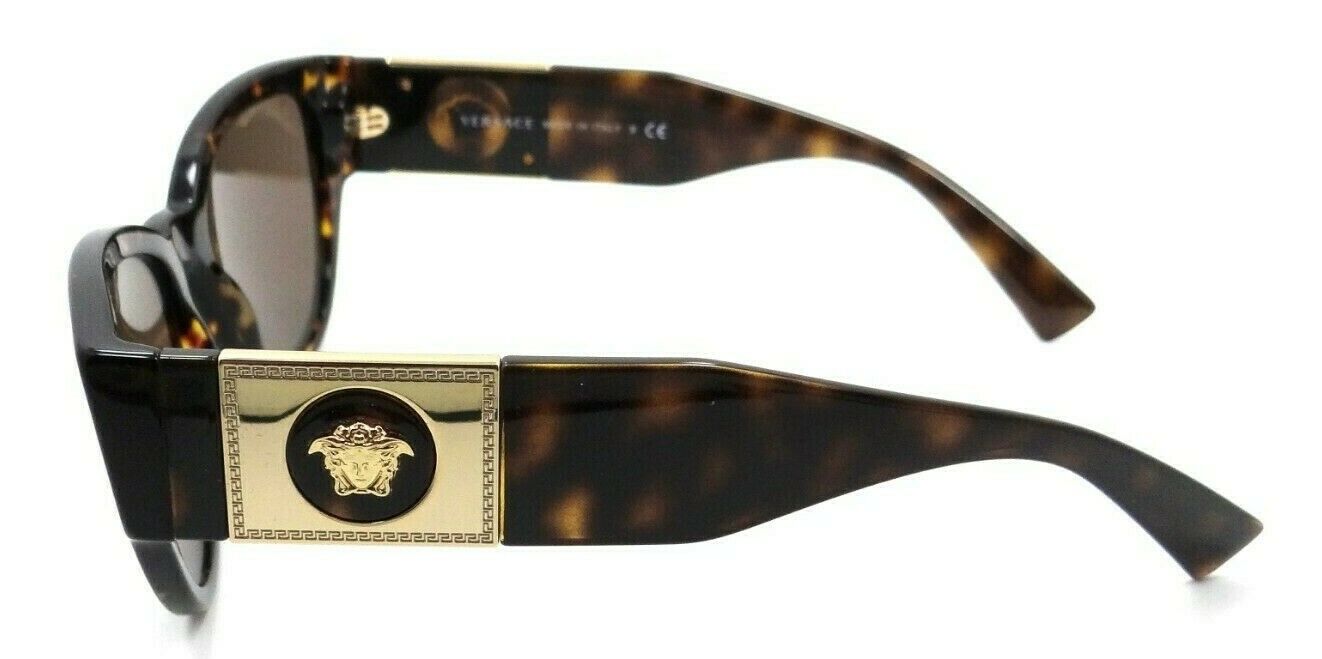 Versace Sunglasses VE 4398 108/73 55-19-140 Dark Havana / Brown Made in Italy-8056597342438-classypw.com-3