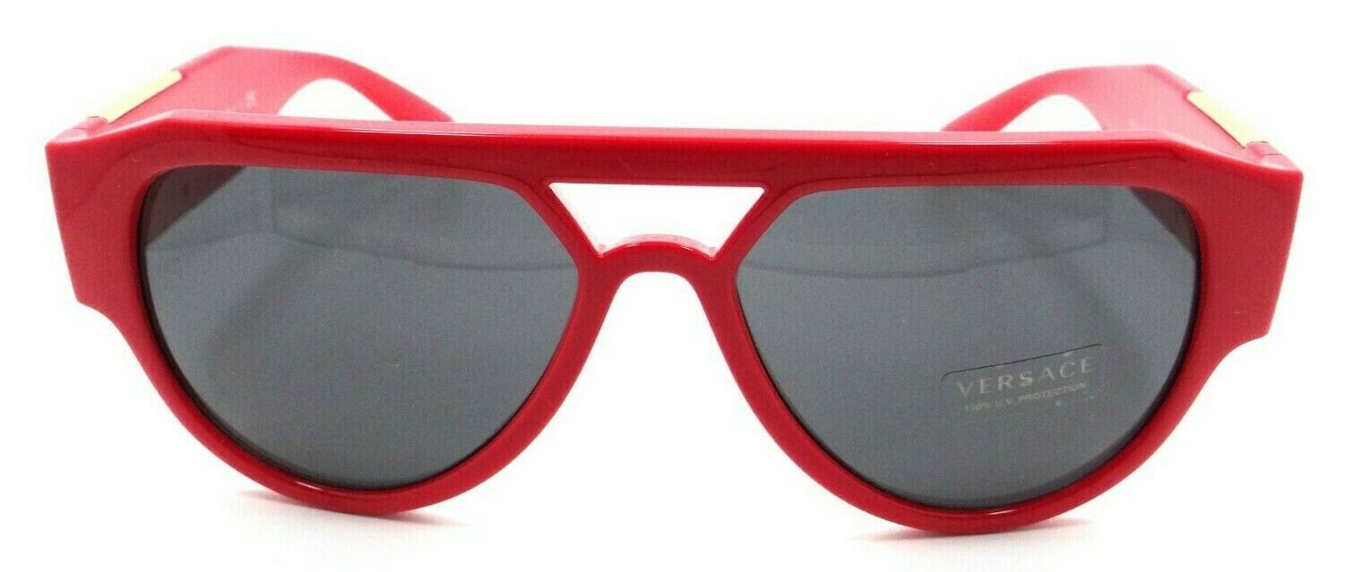Versace Sunglasses VE 4401 5309/87 57-17-140 Red / Dark Grey Made in Italy-8056597342506-classypw.com-2
