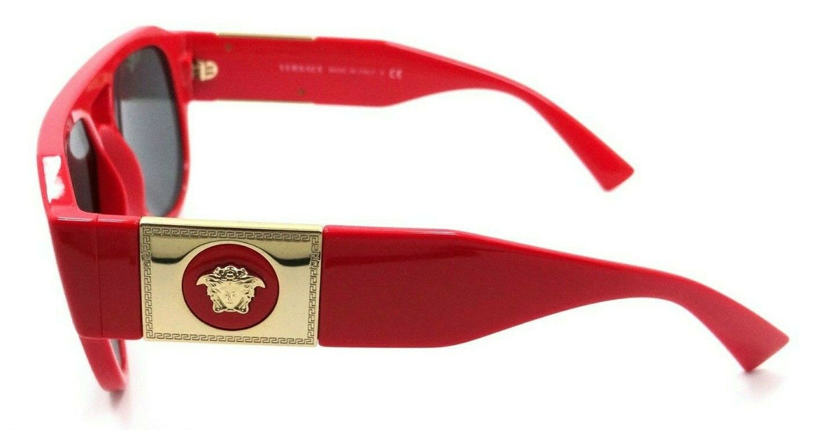 Versace Sunglasses VE 4401 5309/87 57-17-140 Red / Dark Grey Made in Italy-8056597342506-classypw.com-3