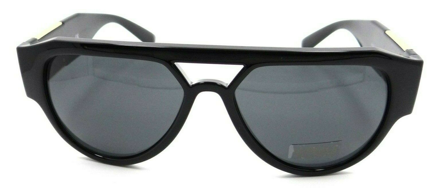 Versace Sunglasses VE 4401 GB1/87 57-17-140 Black / Dark Grey Made in Italy-8056597342469-classypw.com-1
