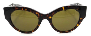 Versace Sunglasses VE 4408 108/73 52-21-140 Havana / Dark Brown Made in Italy