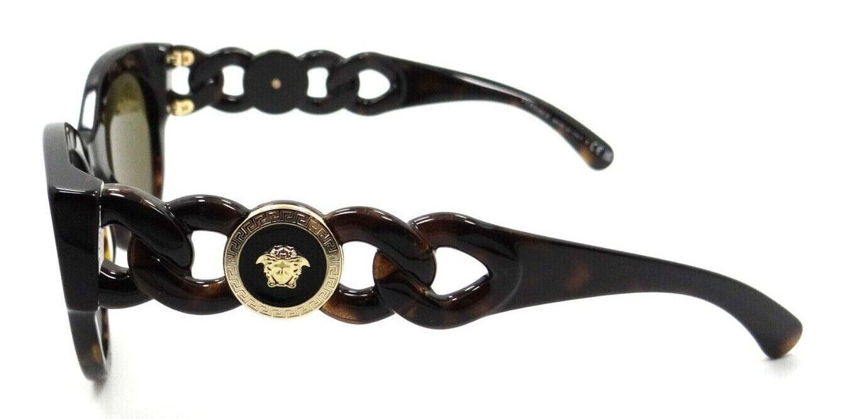 Versace Sunglasses VE 4408 108/73 52-21-140 Havana / Dark Brown Made in Italy-8056597524926-classypw.com-3