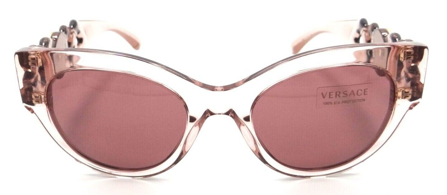 Versace Sunglasses VE 4408 5339/69 52-21-140 Transparent Pink / Dark Violet-8056597526098-classypw.com-2