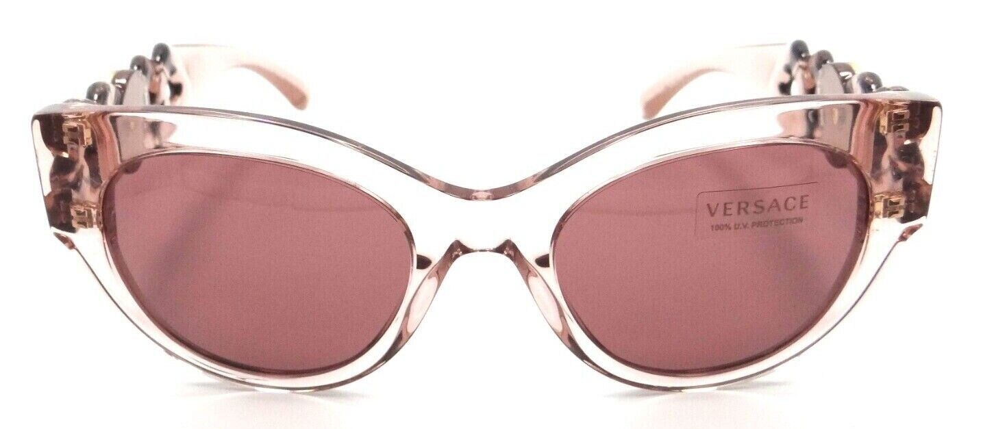 Versace Sunglasses VE 4408 5339/69 52-21-140 Transparent Pink / Dark Violet-8056597526098-classypw.com-2