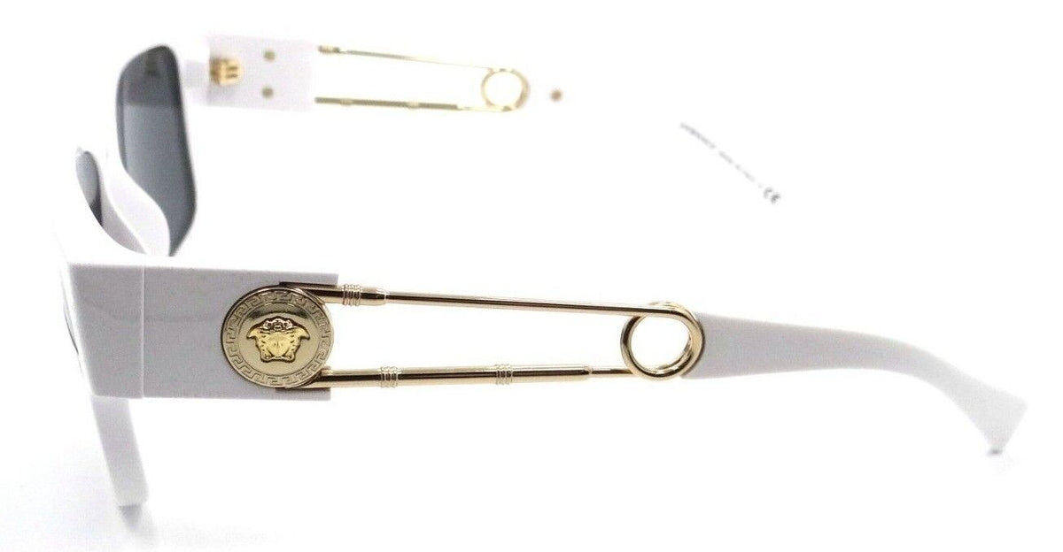 Versace Sunglasses VE 4412 314/87 57-18-140 White / Dark Grey Made in Italy-8056597526579-classypw.com-3