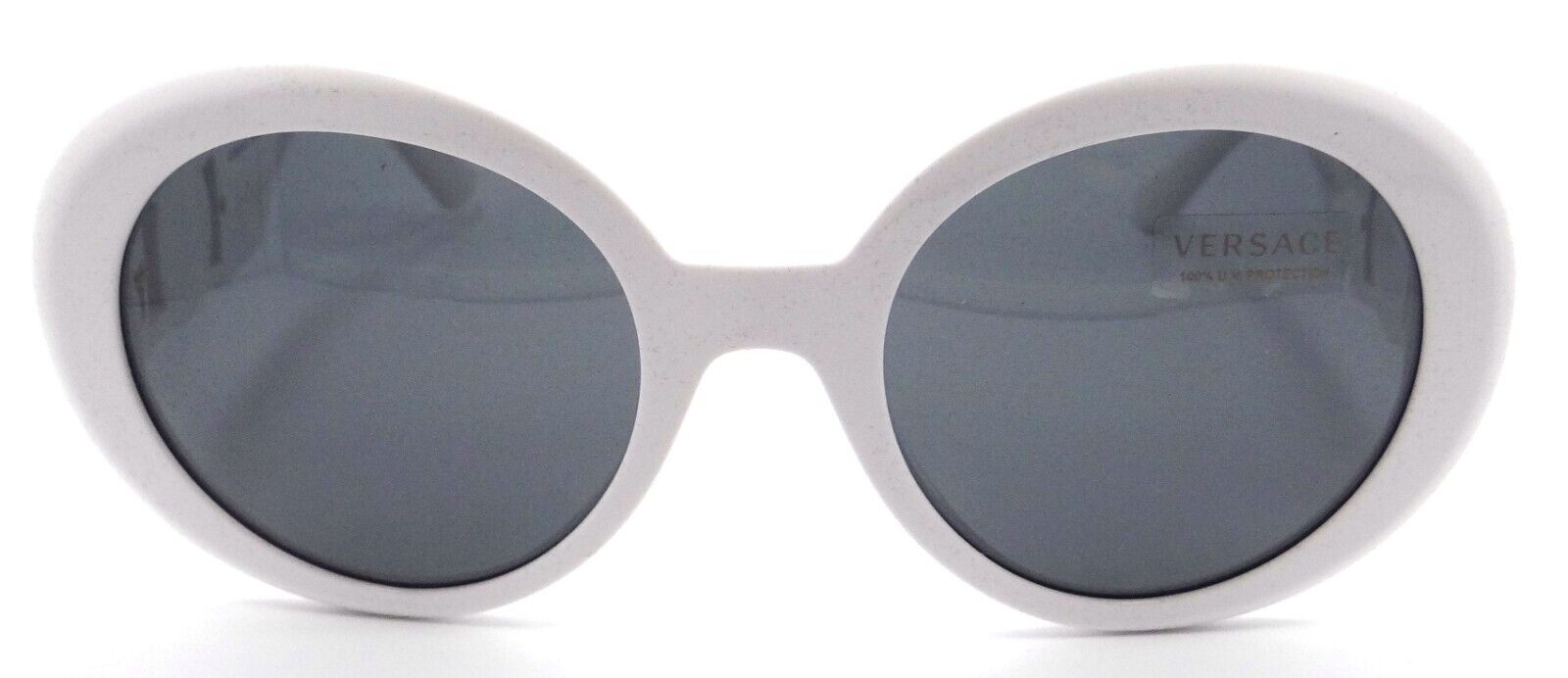 Versace Sunglasses VE 4414 314/87 55-22-145 White / Dark Grey Made in Italy-8056597618151-classypw.com-1
