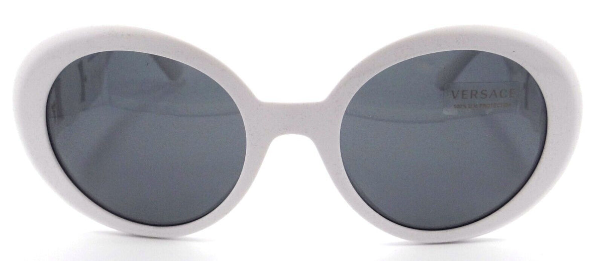 Versace Sunglasses VE 4414 314/87 55-22-145 White / Dark Grey Made in Italy-8056597618151-classypw.com-2