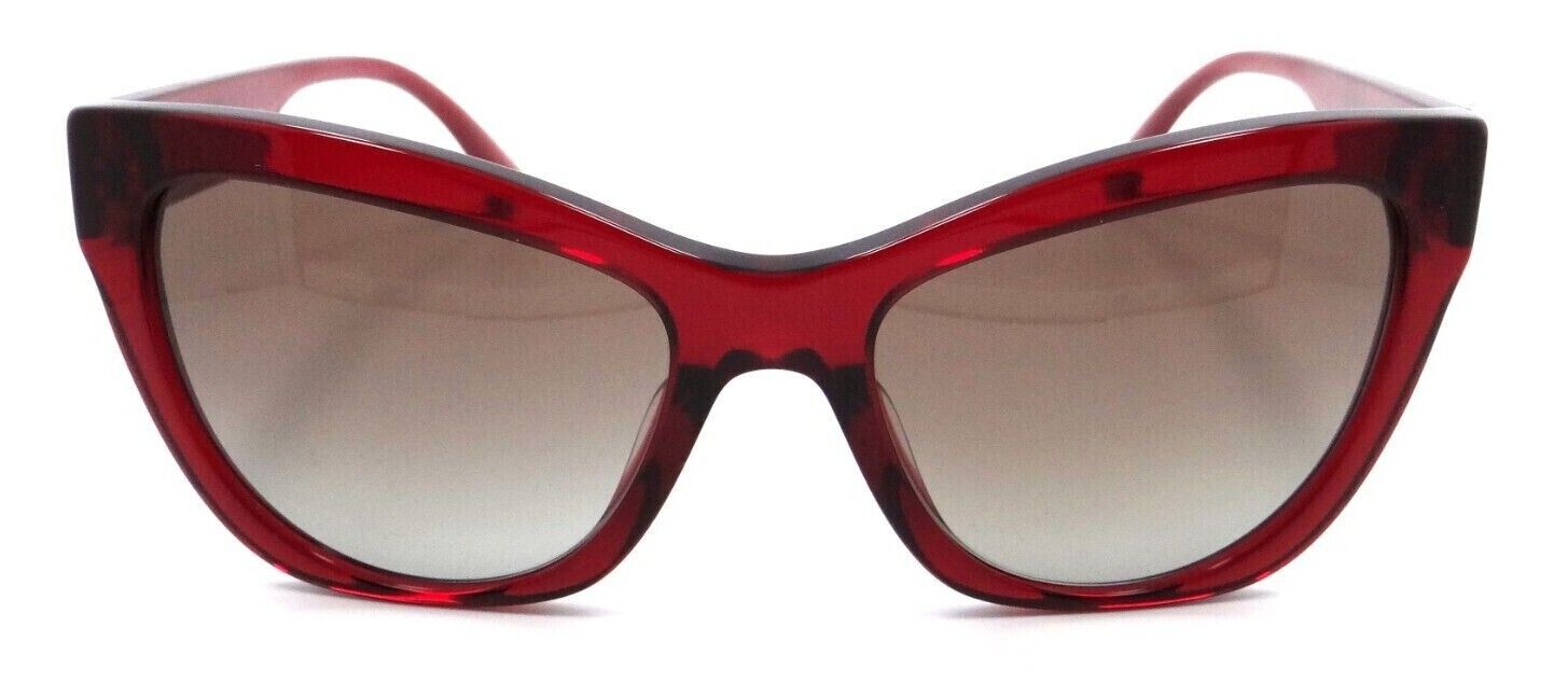 Versace Sunglasses VE 4417U 388/89 56-19-140 Transparent Red/Grey Gradient Brown