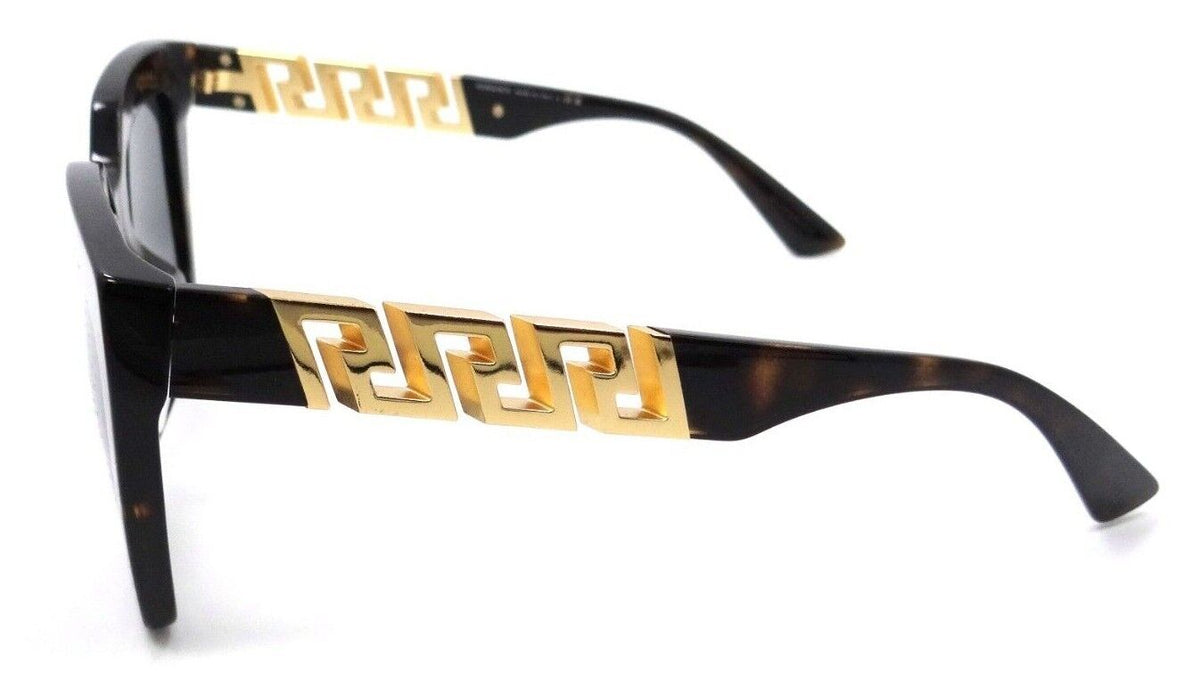 Versace Sunglasses VE 4418F 108/87 56-19-145 Havana / Dark Grey Made in Italy-8056597653176-classypw.com-3