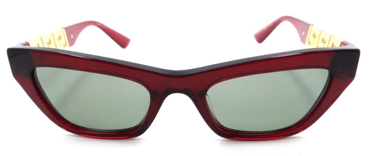 Versace Sunglasses VE 4419 388/2 52-21-145 Transparent Red / Green Made in Italy