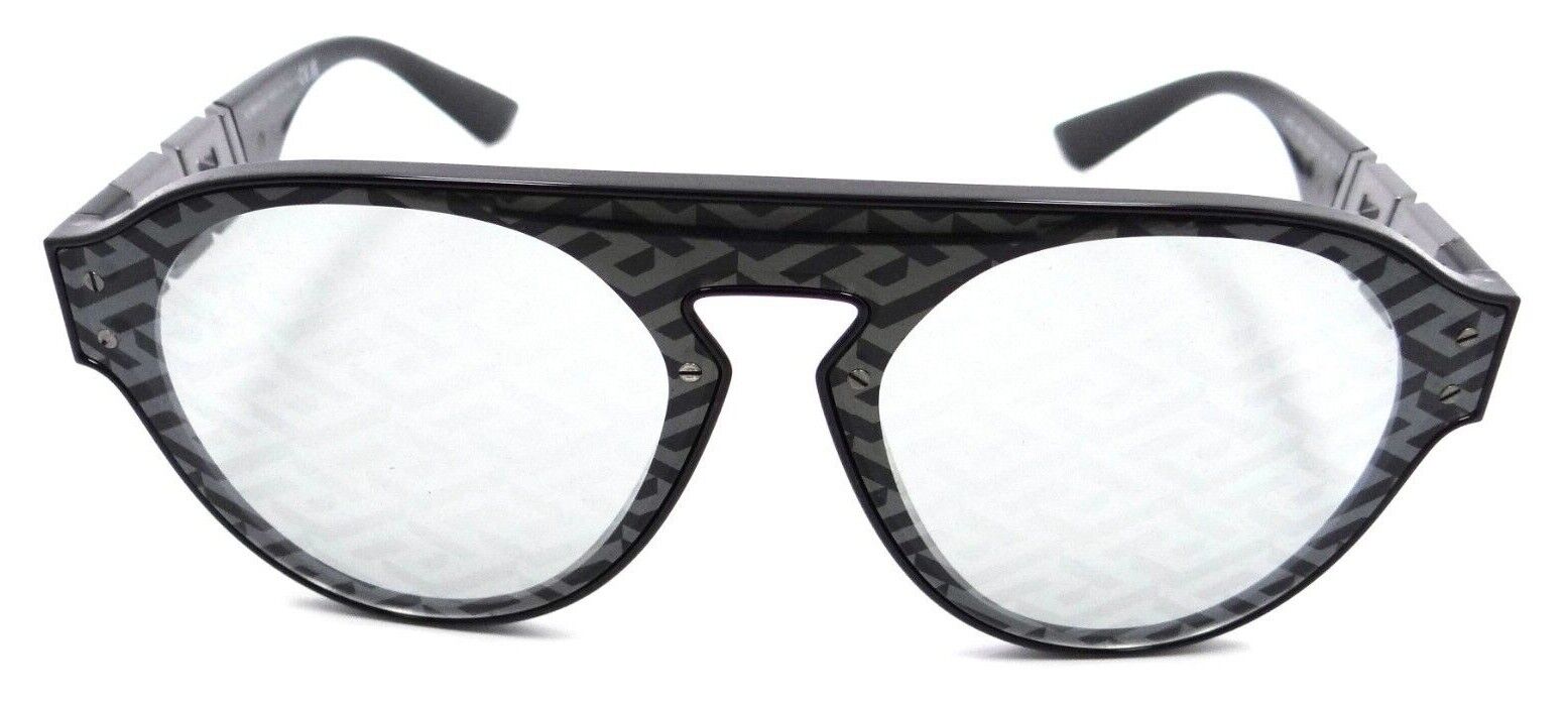 Versace Sunglasses VE 4420 GB1/AL 44-xx-145 Black / Light Grey Monogram Silver-8056597660075-classypw.com-1
