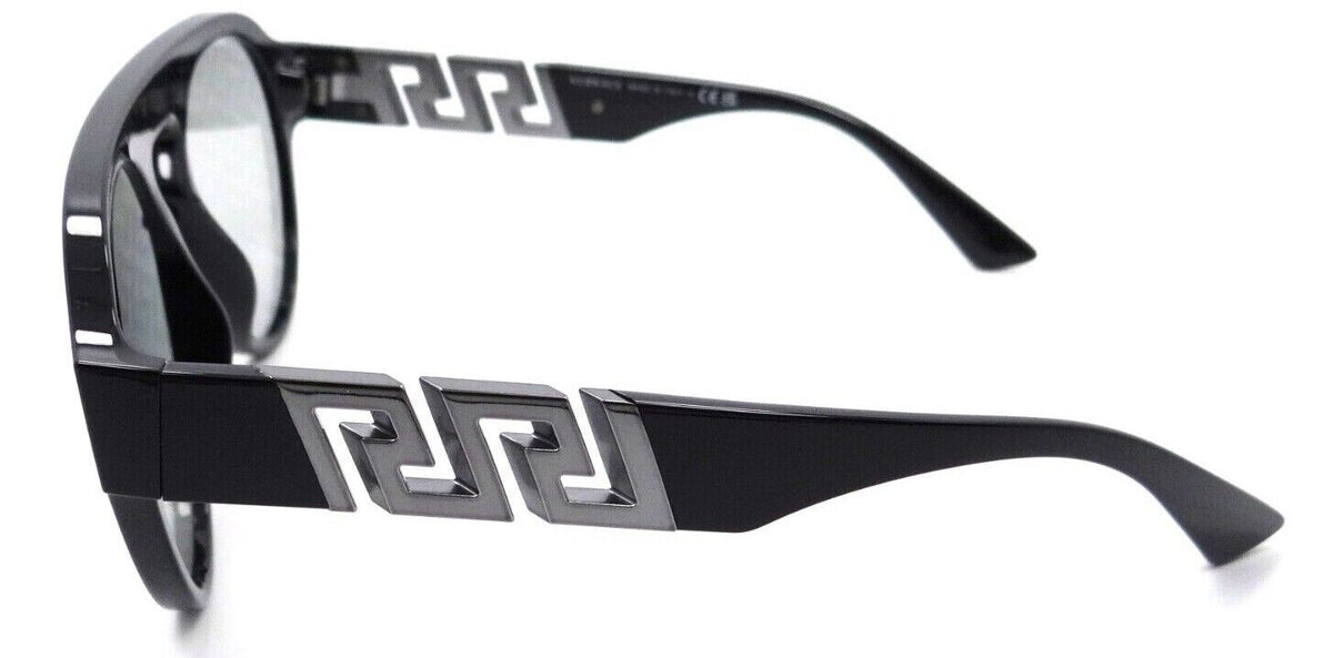 Versace Sunglasses VE 4420 GB1/AL 44-xx-145 Black / Light Grey Monogram Silver-8056597660075-classypw.com-3